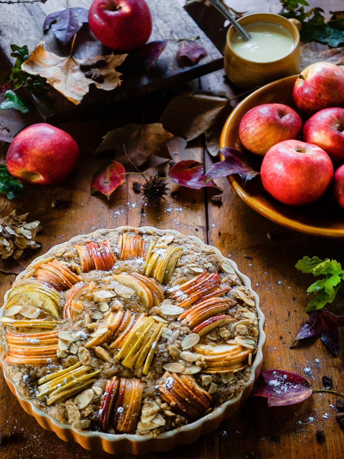 upside down apple cake