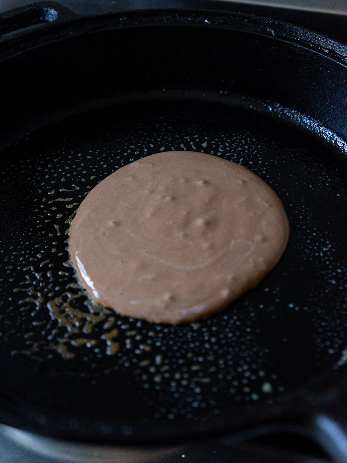 chocolate protein powder pancakes