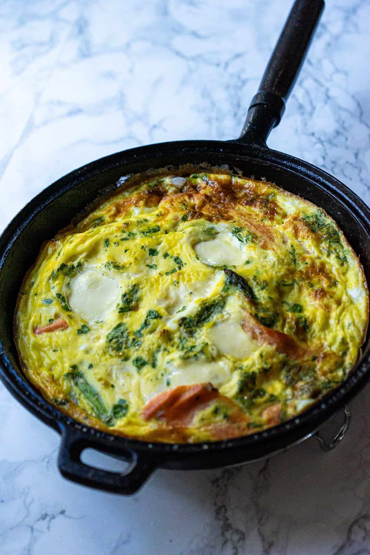 Cooked frittata