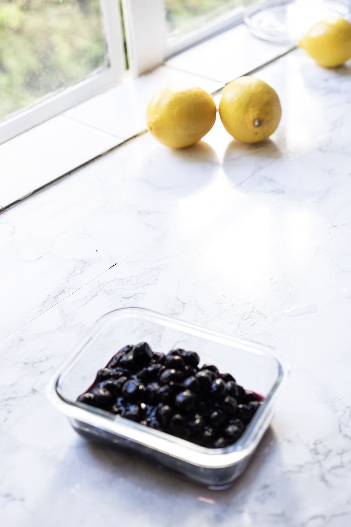 Blueberry compote (unsweetened)