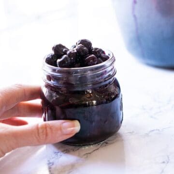 Blueberry compote (unsweetened)