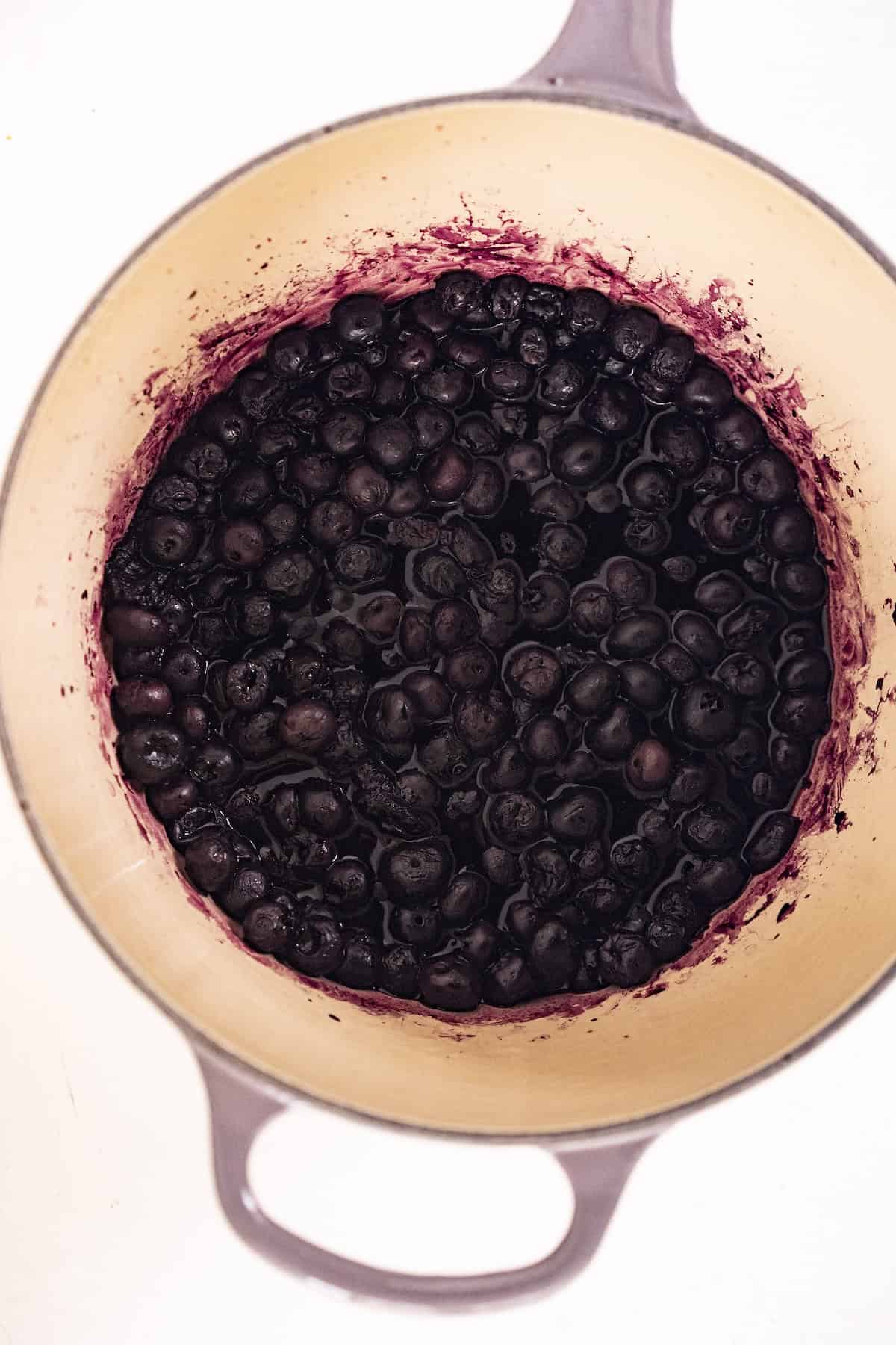 Blueberry compote (unsweetened)