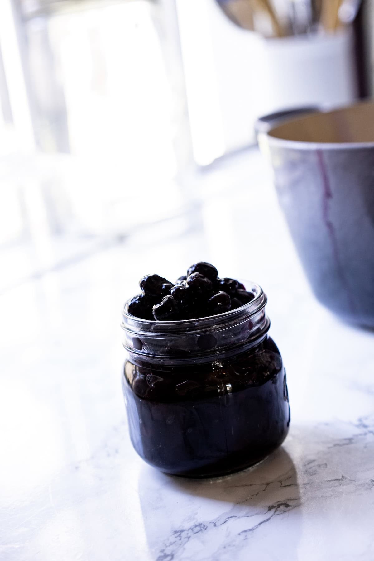 Blueberry compote (unsweetened)