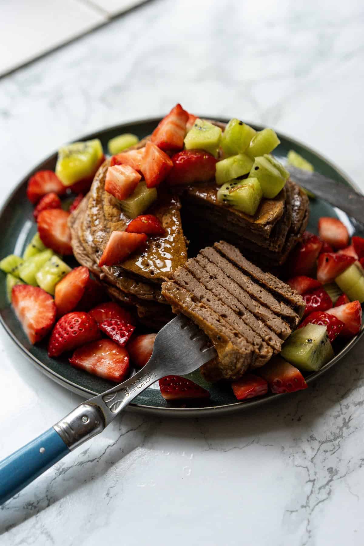 chocolate protein pancakes