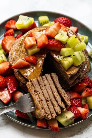 chocolate protein pancakes