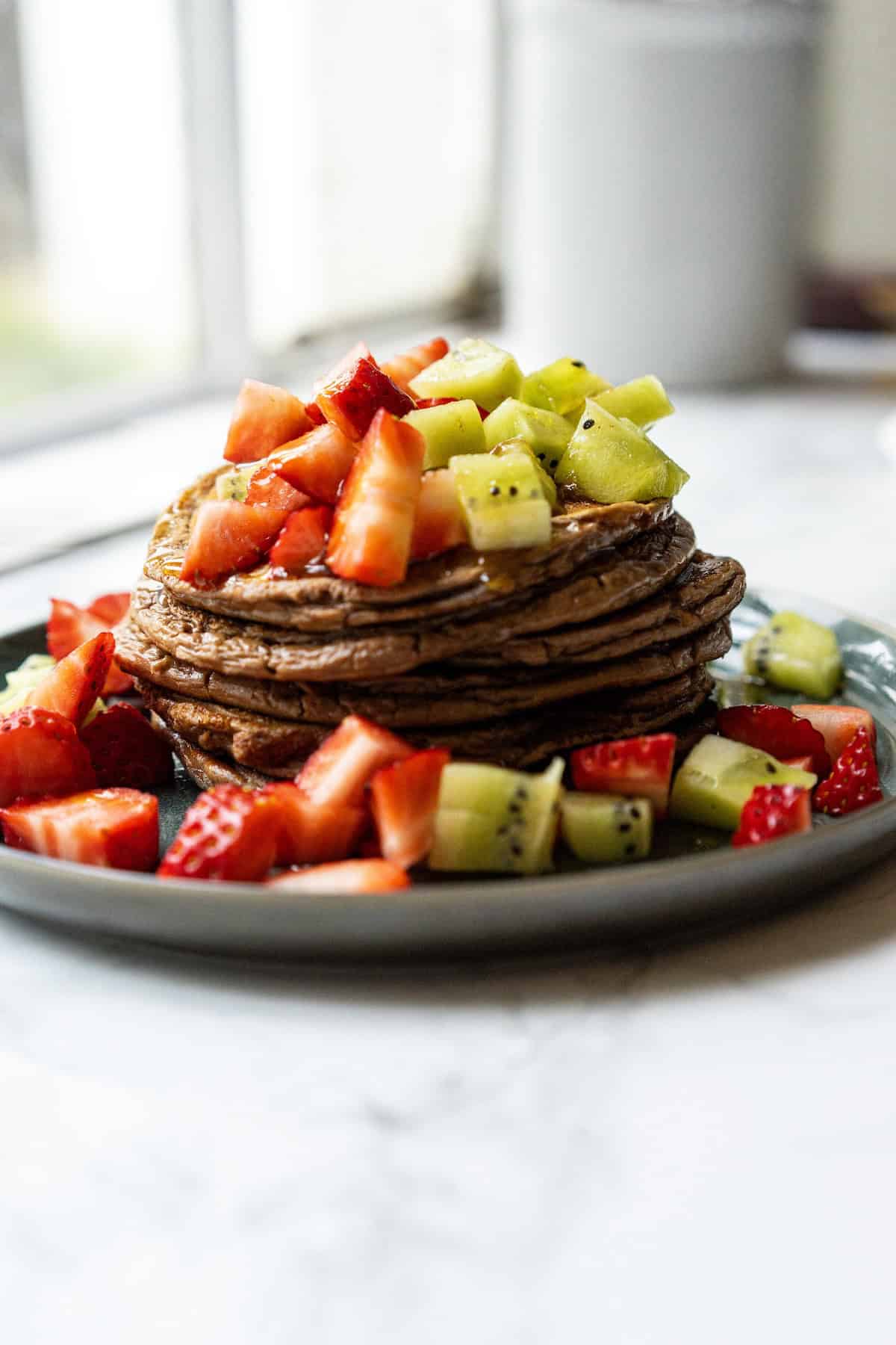 chocolate protein pancakes