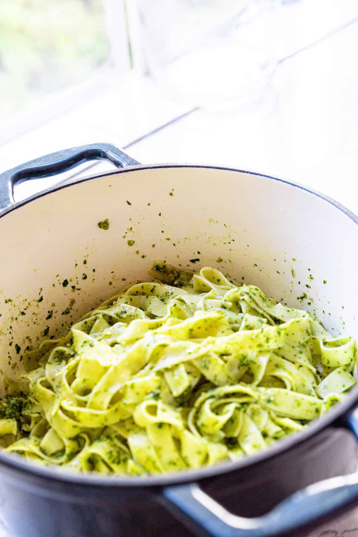 pasta with Lemon Pesto Sauce
