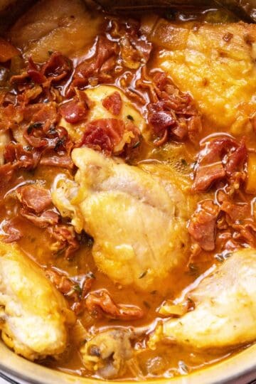 Braised chicken thighs and drumsticks