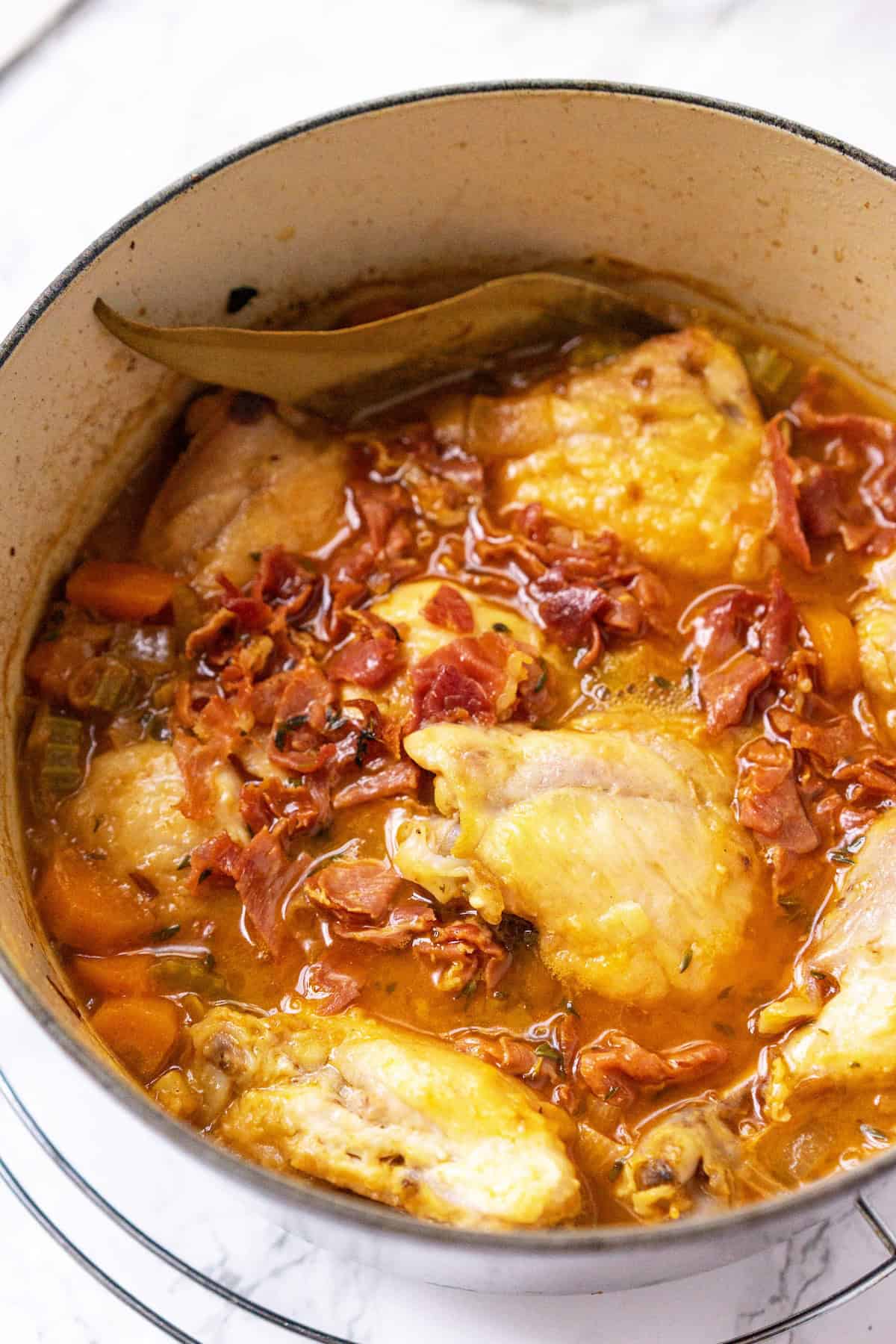 Braised chicken thighs and drumsticks