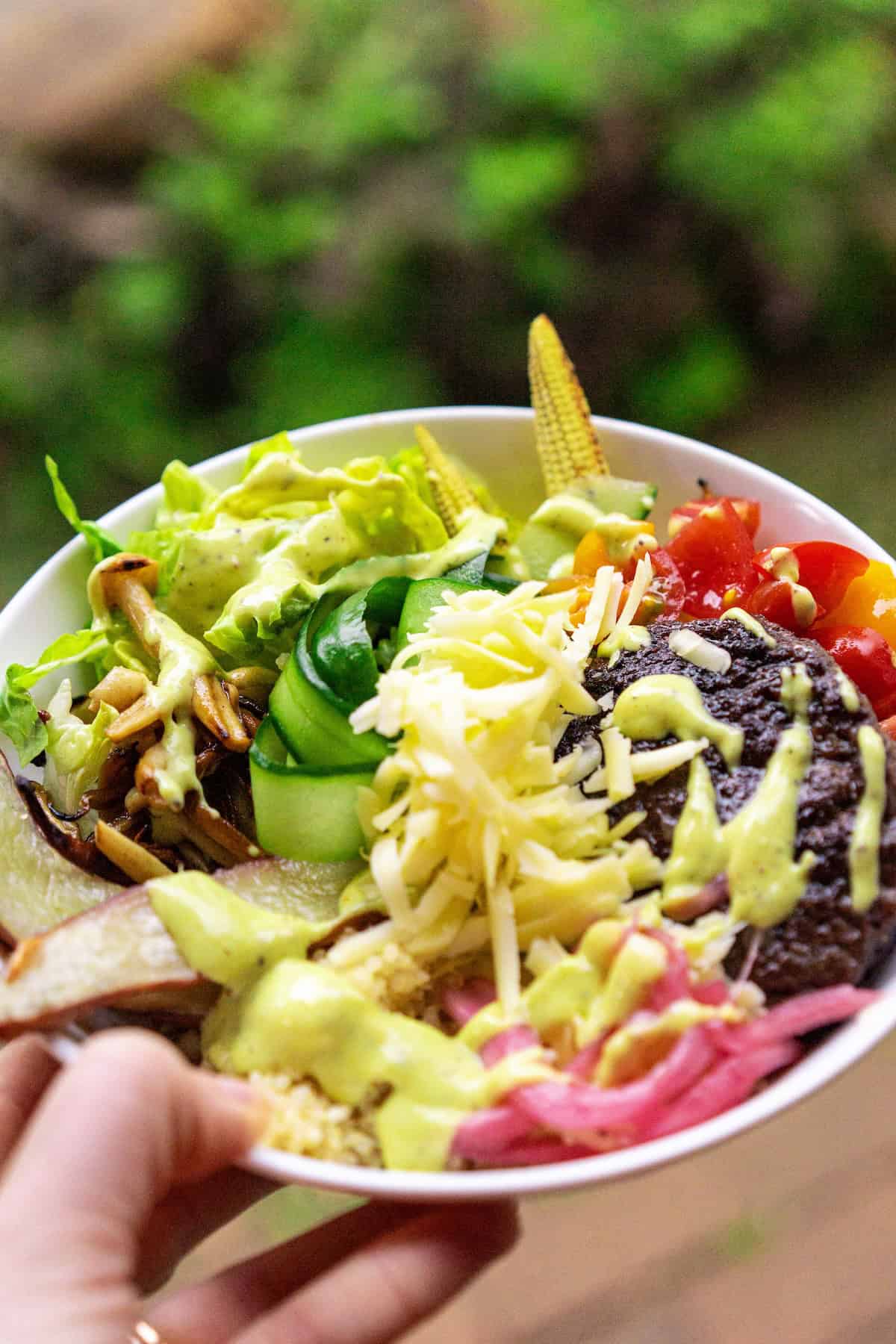 Cheese burger bowl