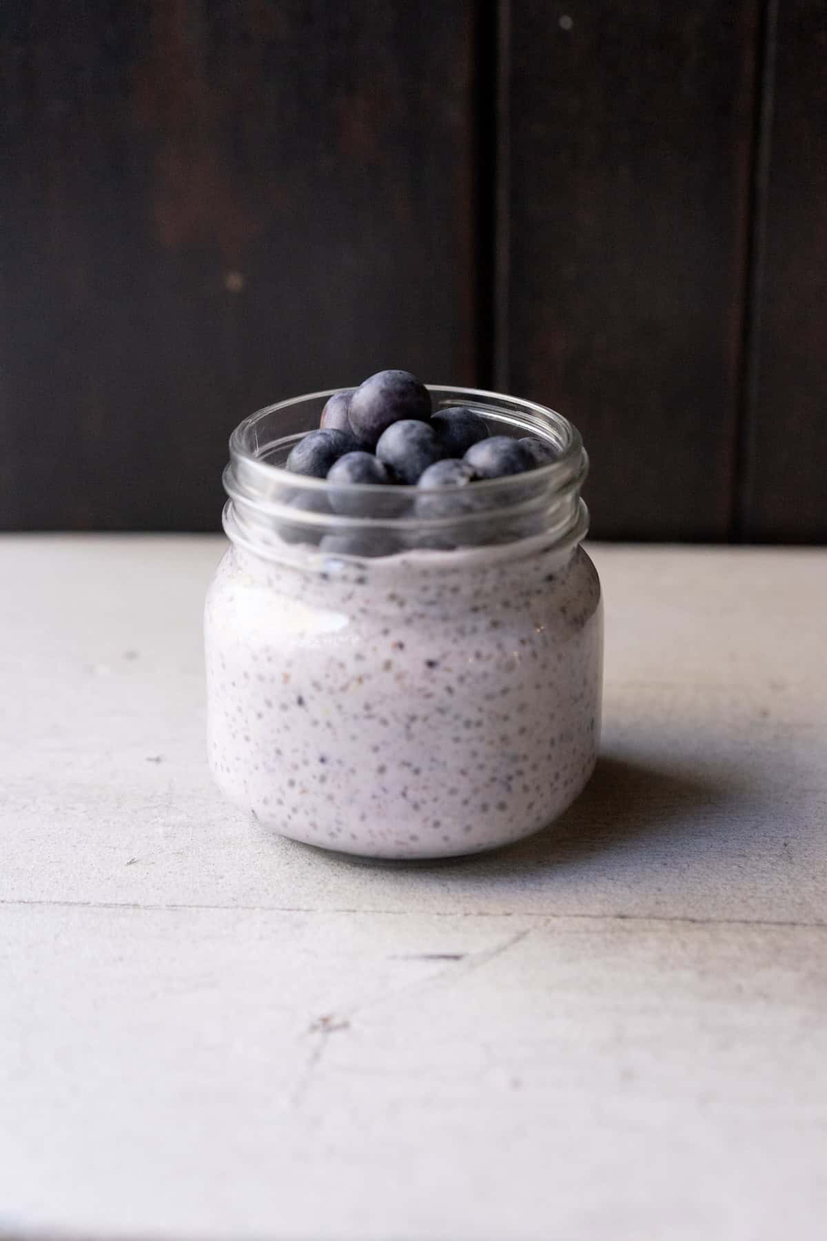 chia and flax seed pudding