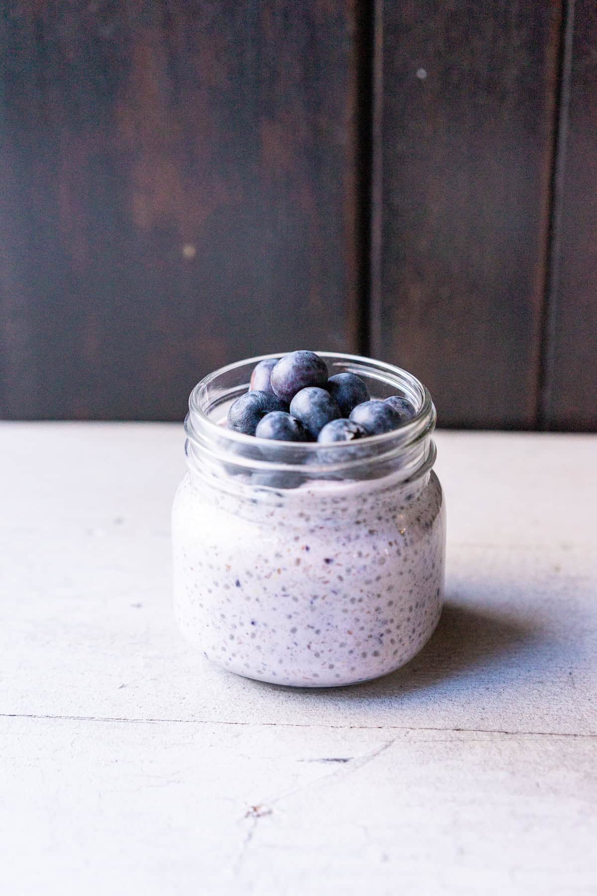 chia and flax seed pudding
