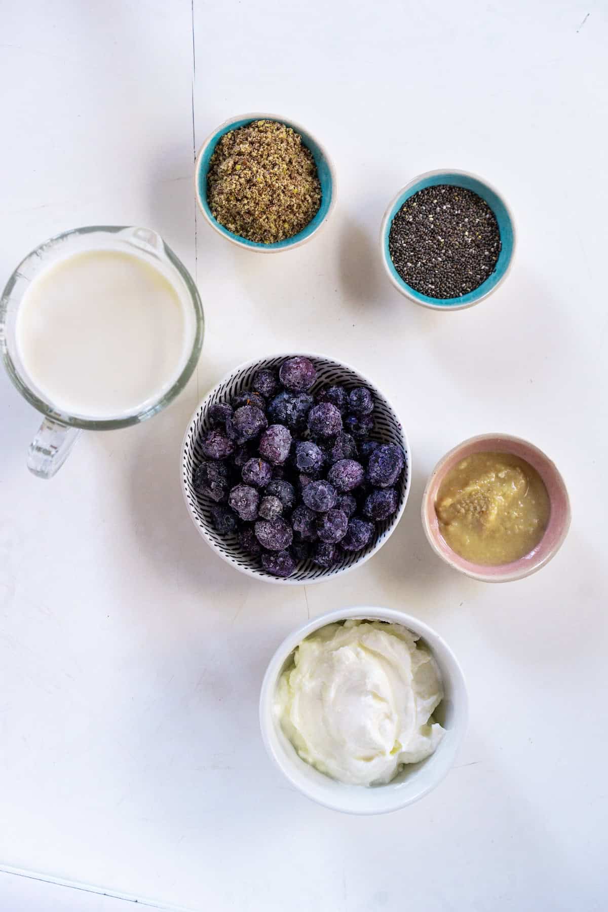 chia and flax seed pudding