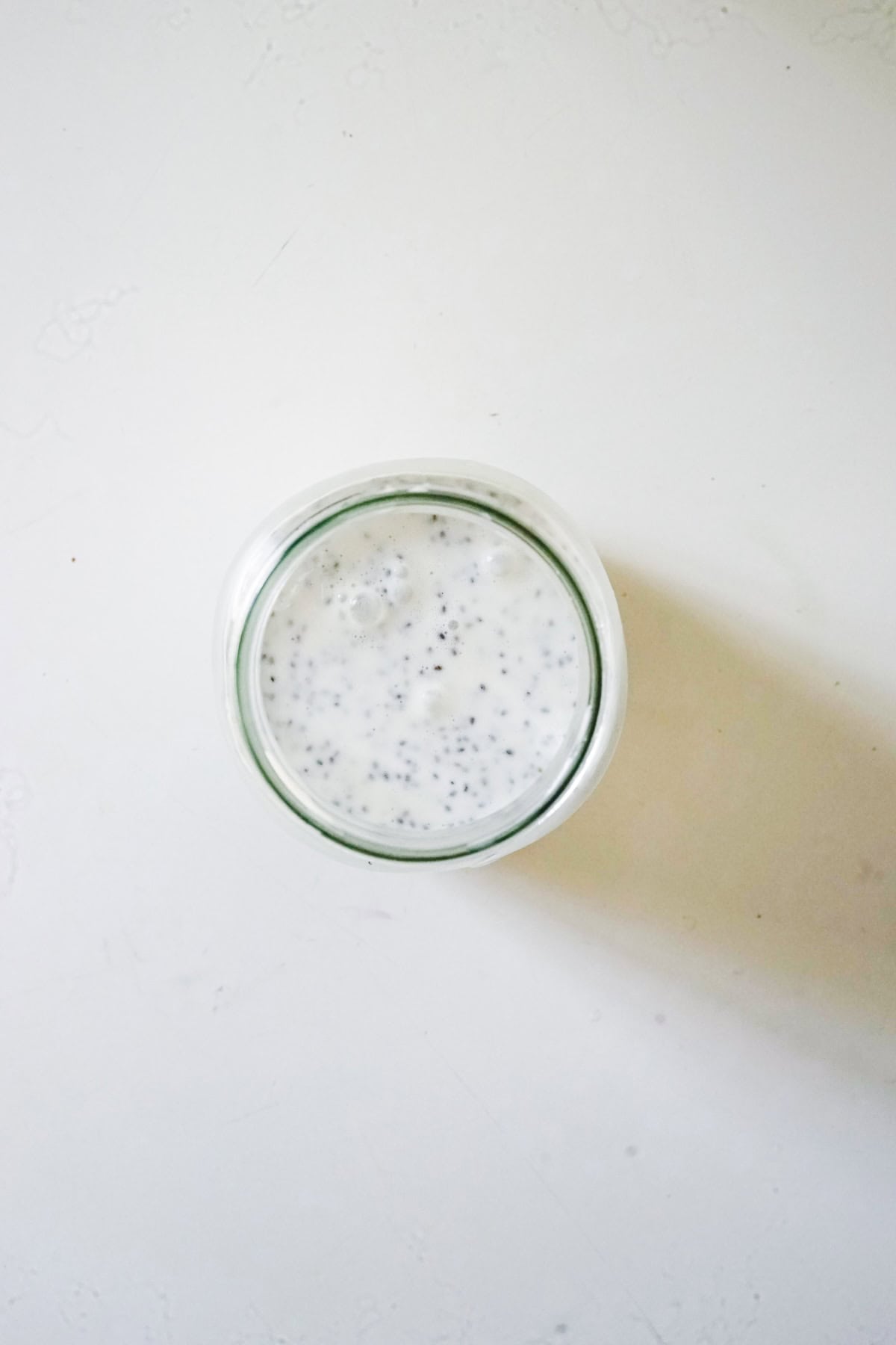 chia pudding with yogurt