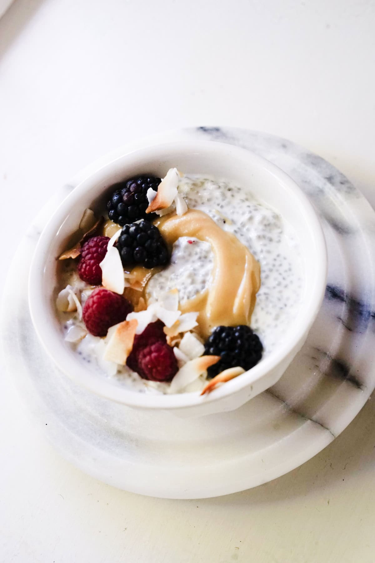 chia pudding with yogurt