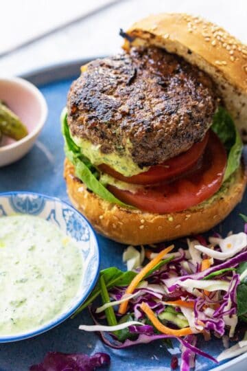 Gluten free burger