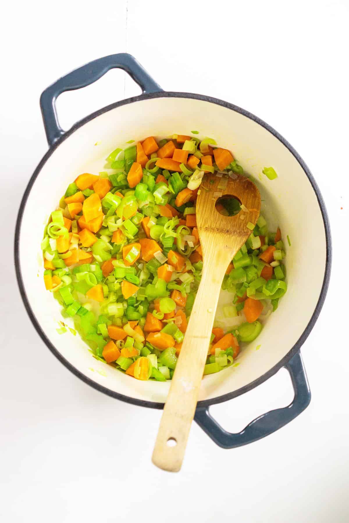Saute veggies