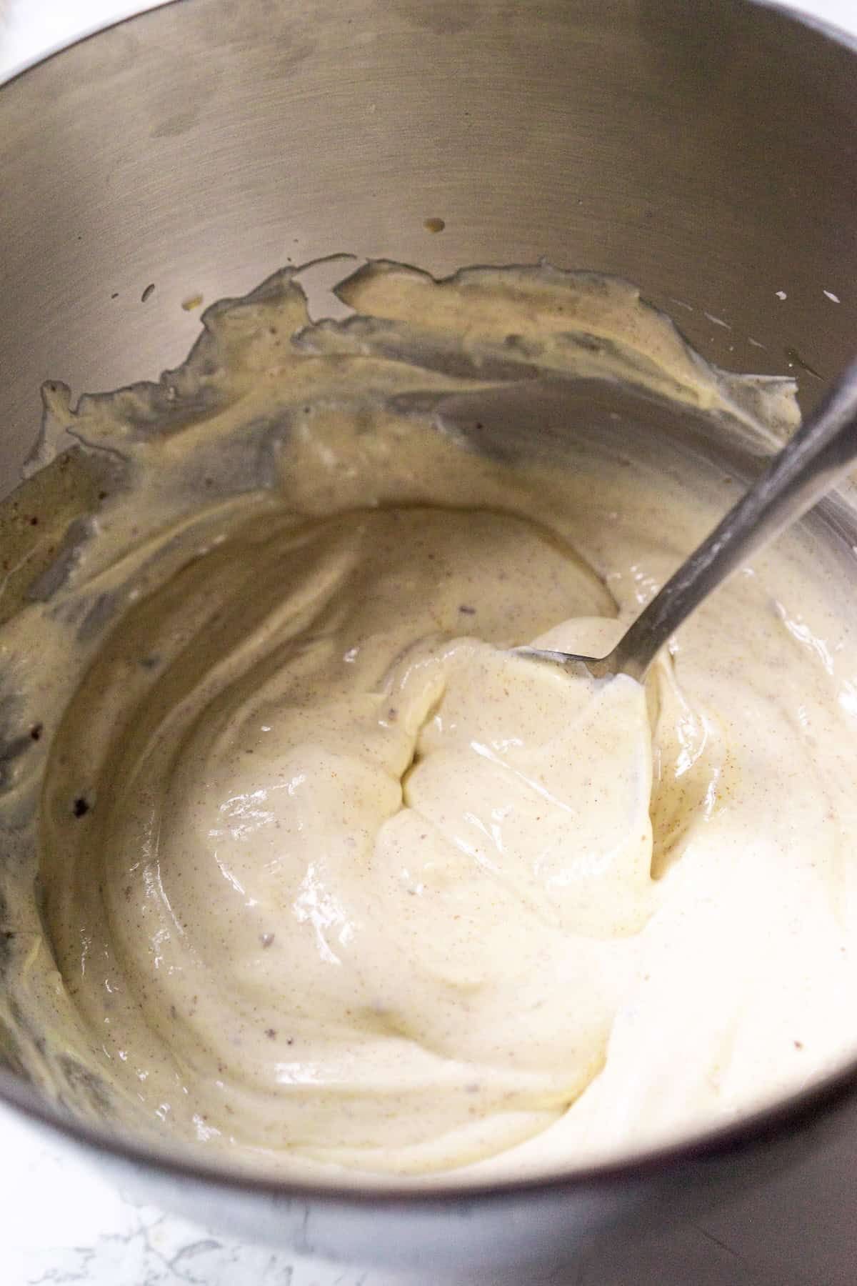 Creamy cheesecake filling