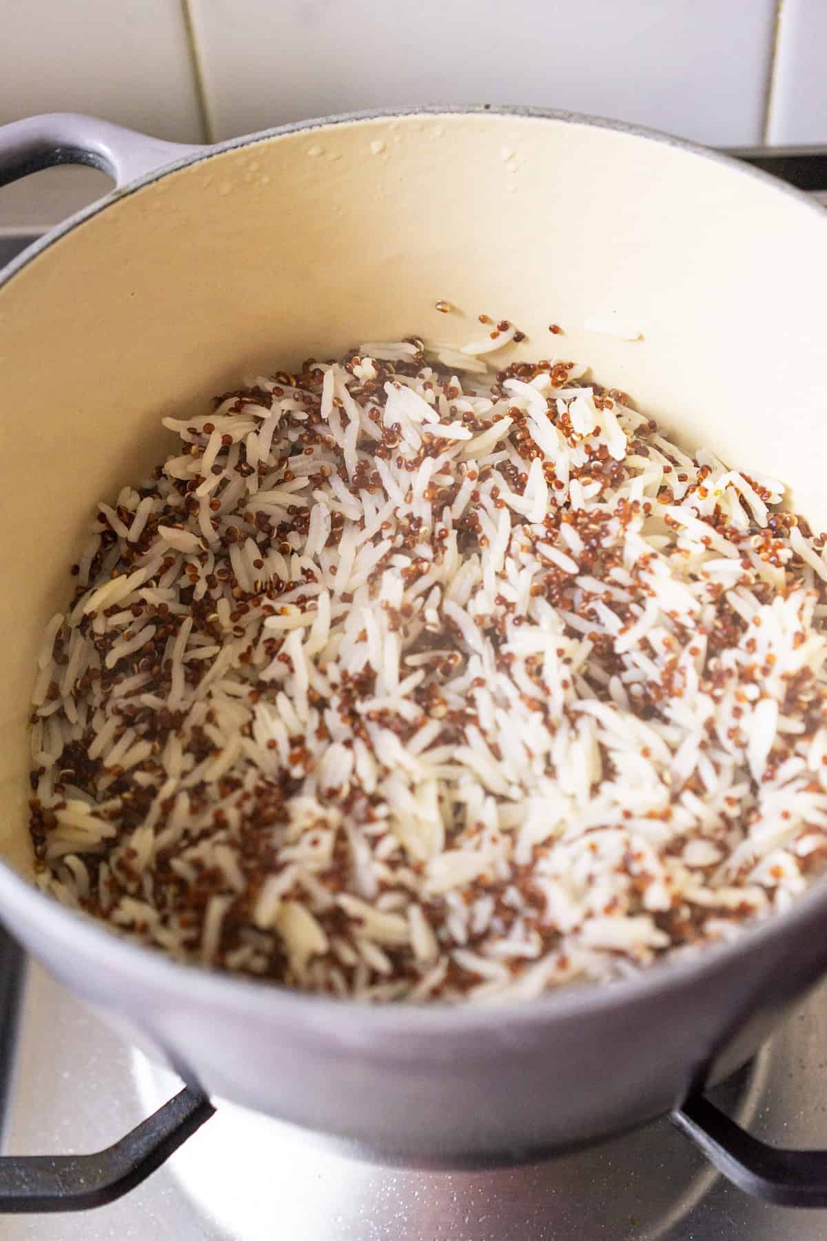 rice and quinoa uncooked