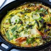 salmon frittata