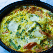 smoked salmon frittata