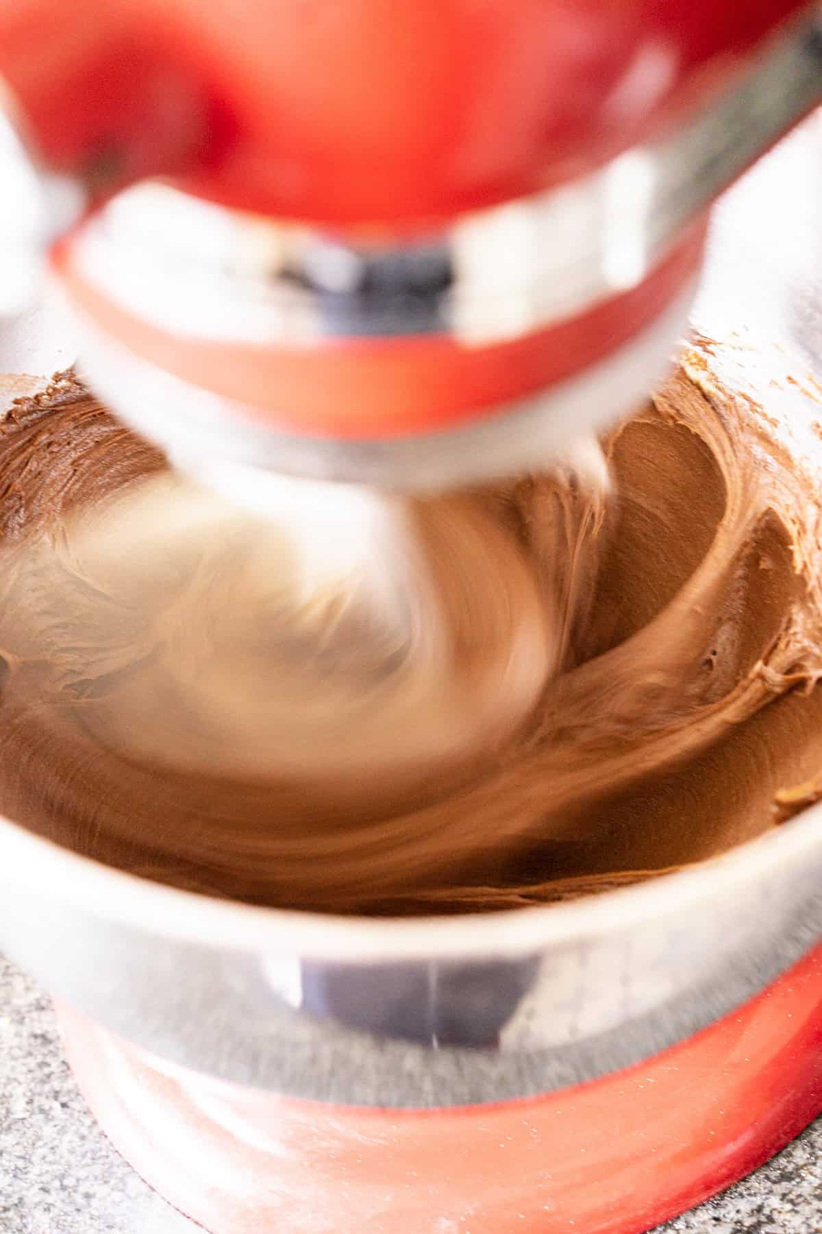 Chocolate cake with chocolate cream cheese frosting