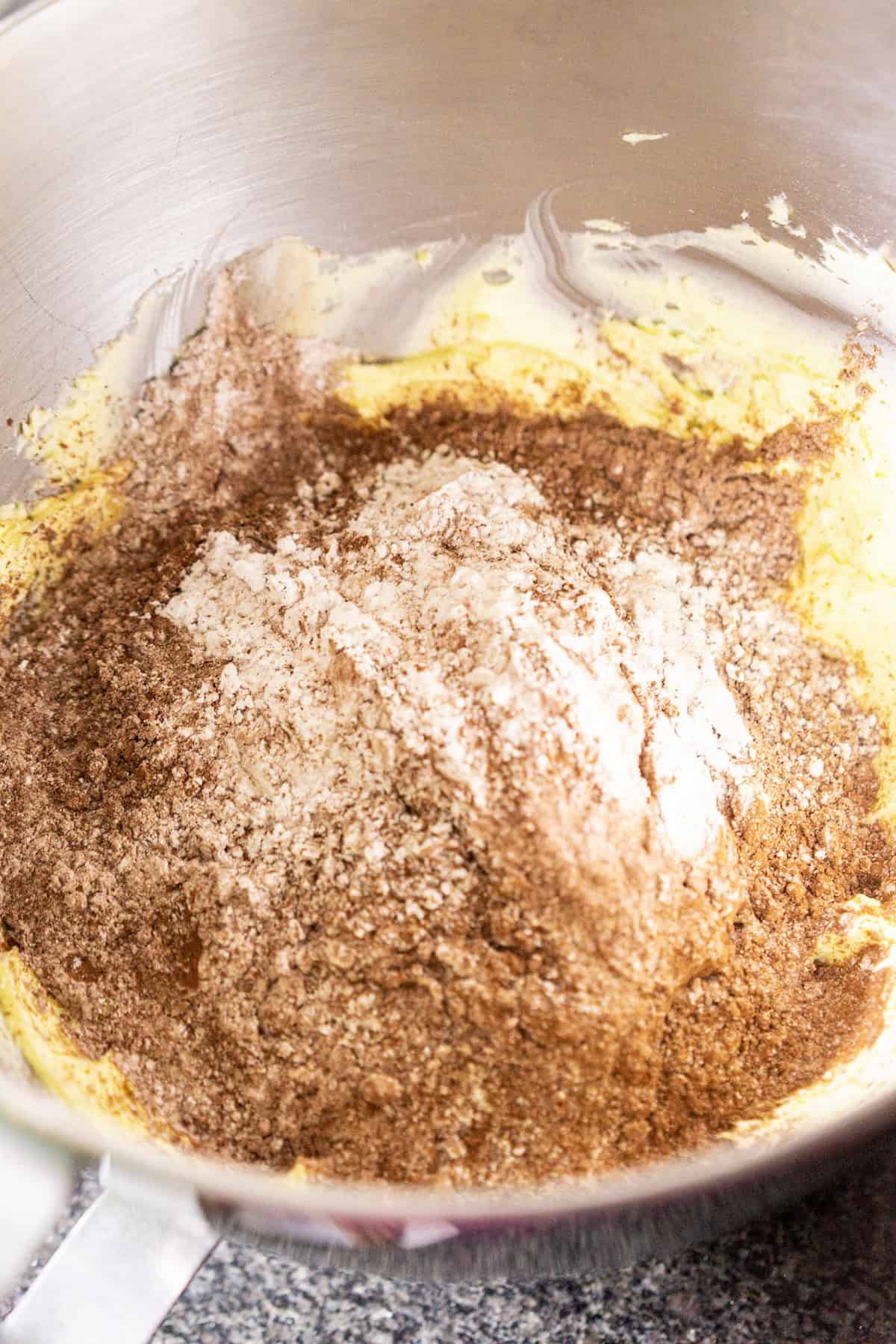 Chocolate cake with chocolate cream cheese frosting
