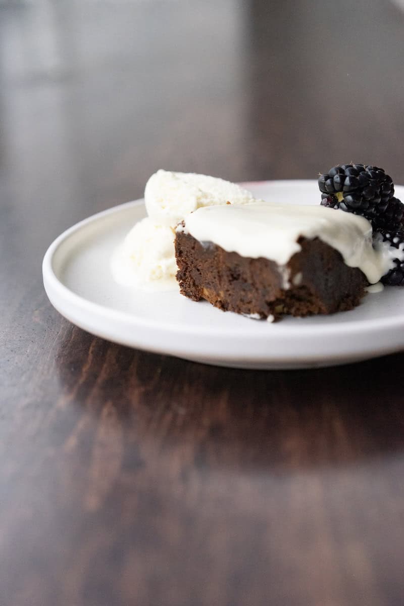 brownies with cream cheese icing