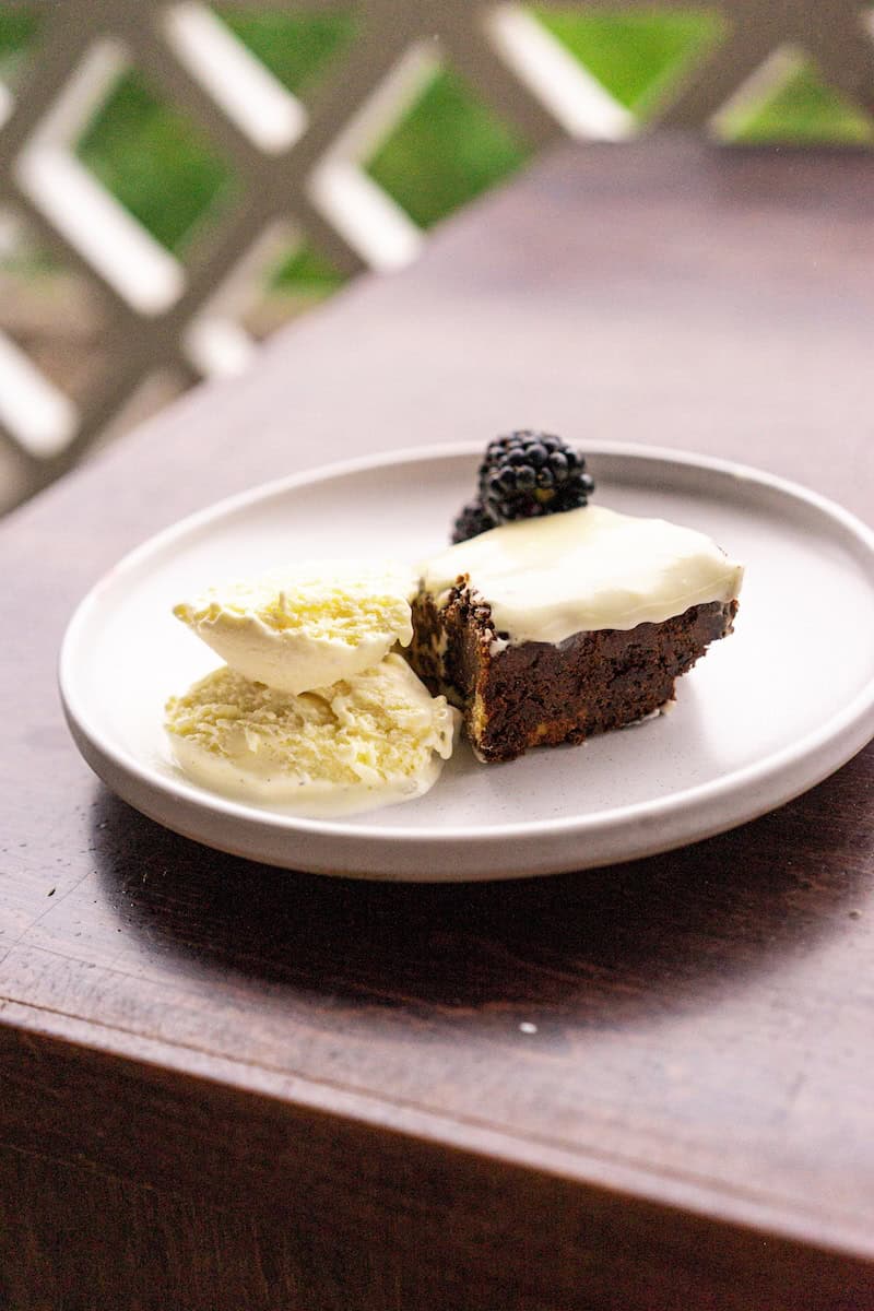 brownies with cream cheese icing