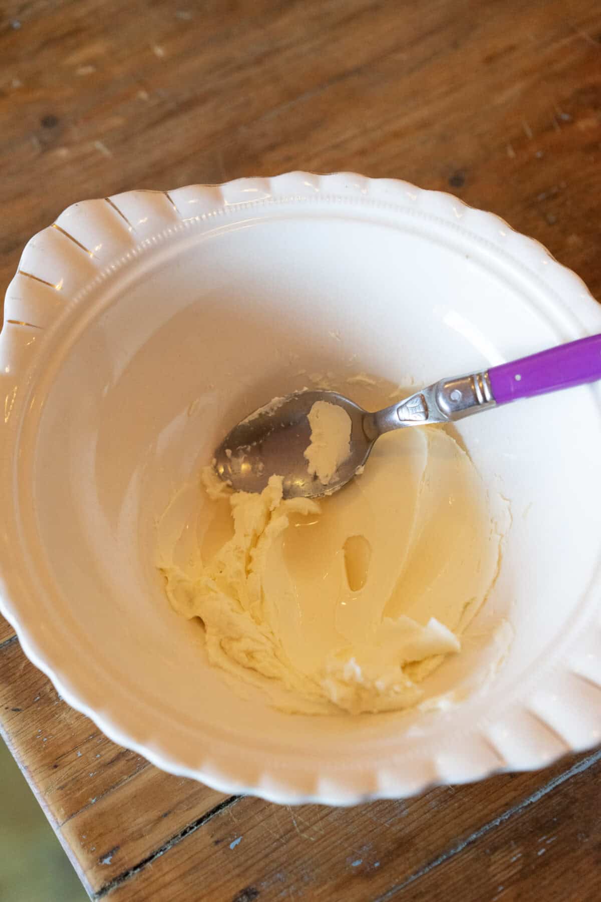 cream cheese and yogurt base for dressing