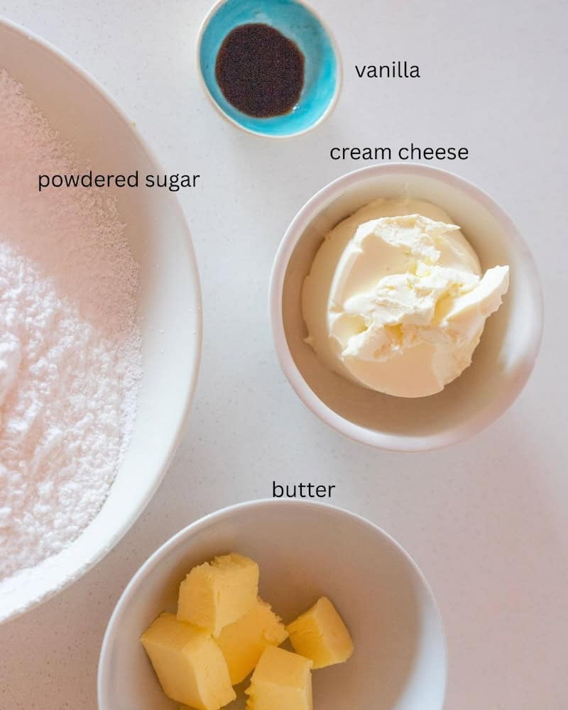 brownie with cream cheese icing