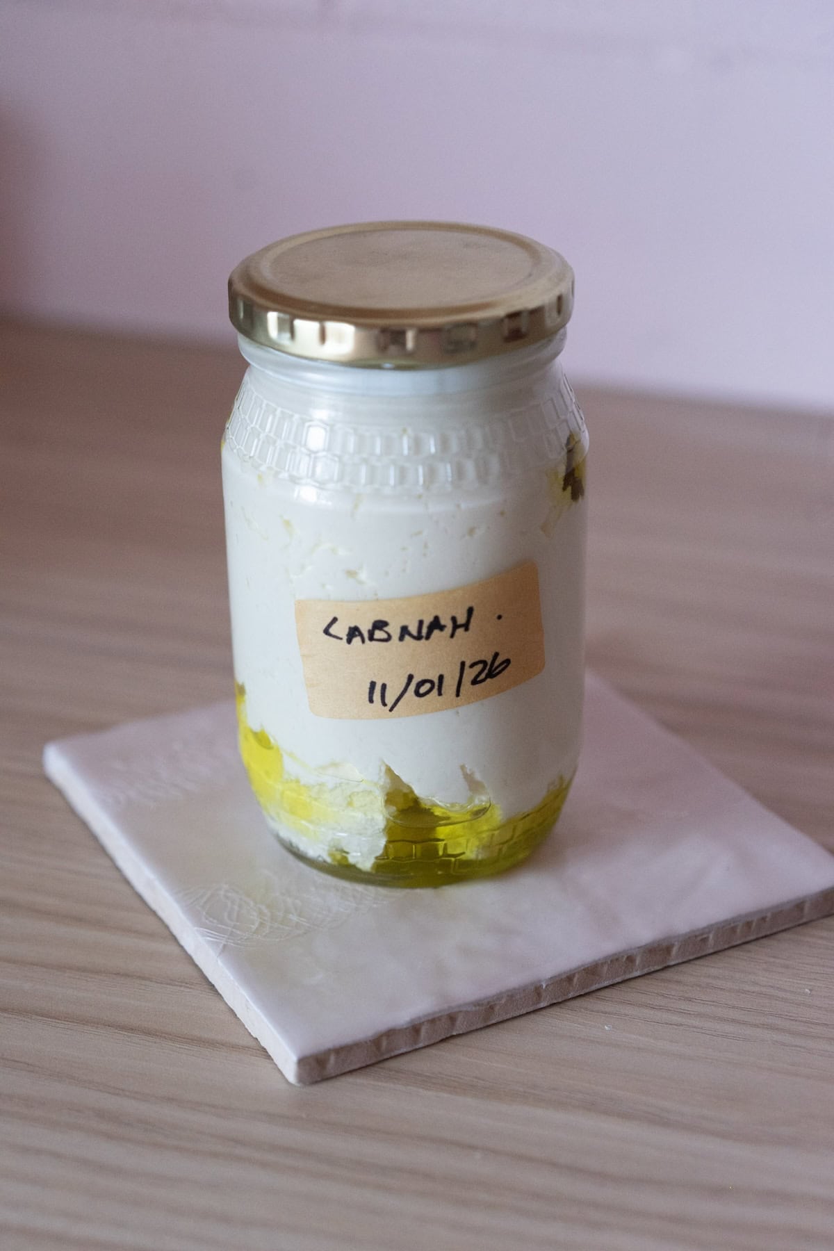 labneh with garlic