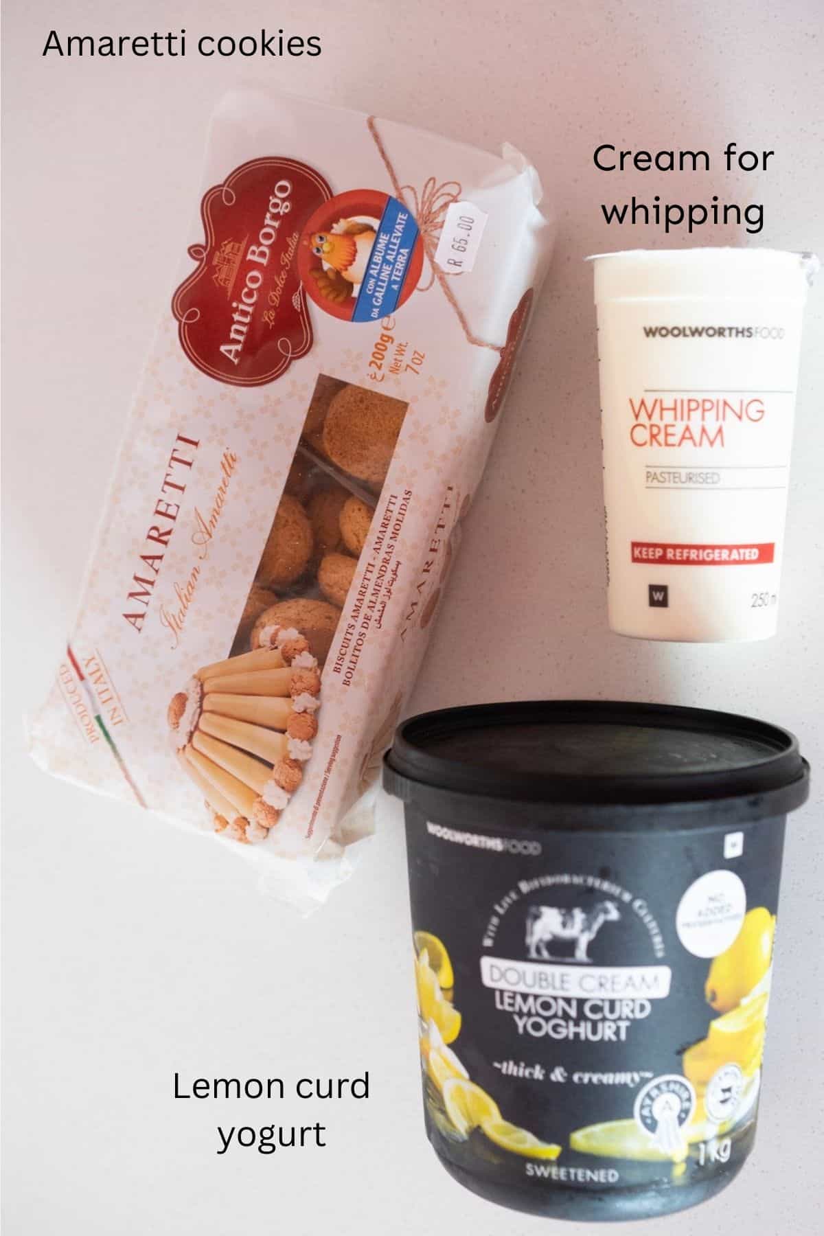 lemon yogurt dessert