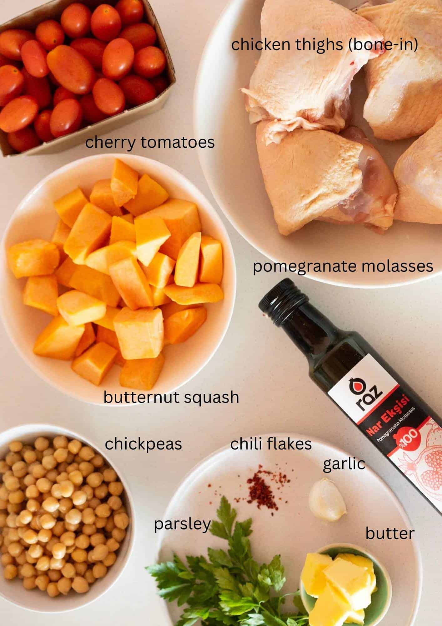 sheetpan chicken thighs and veggies