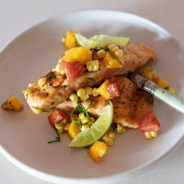 fish with mango salsa