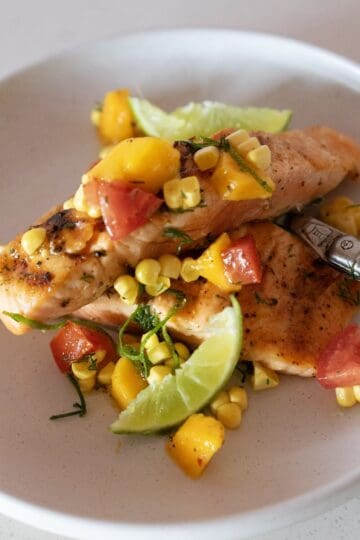 fish with mango salsa