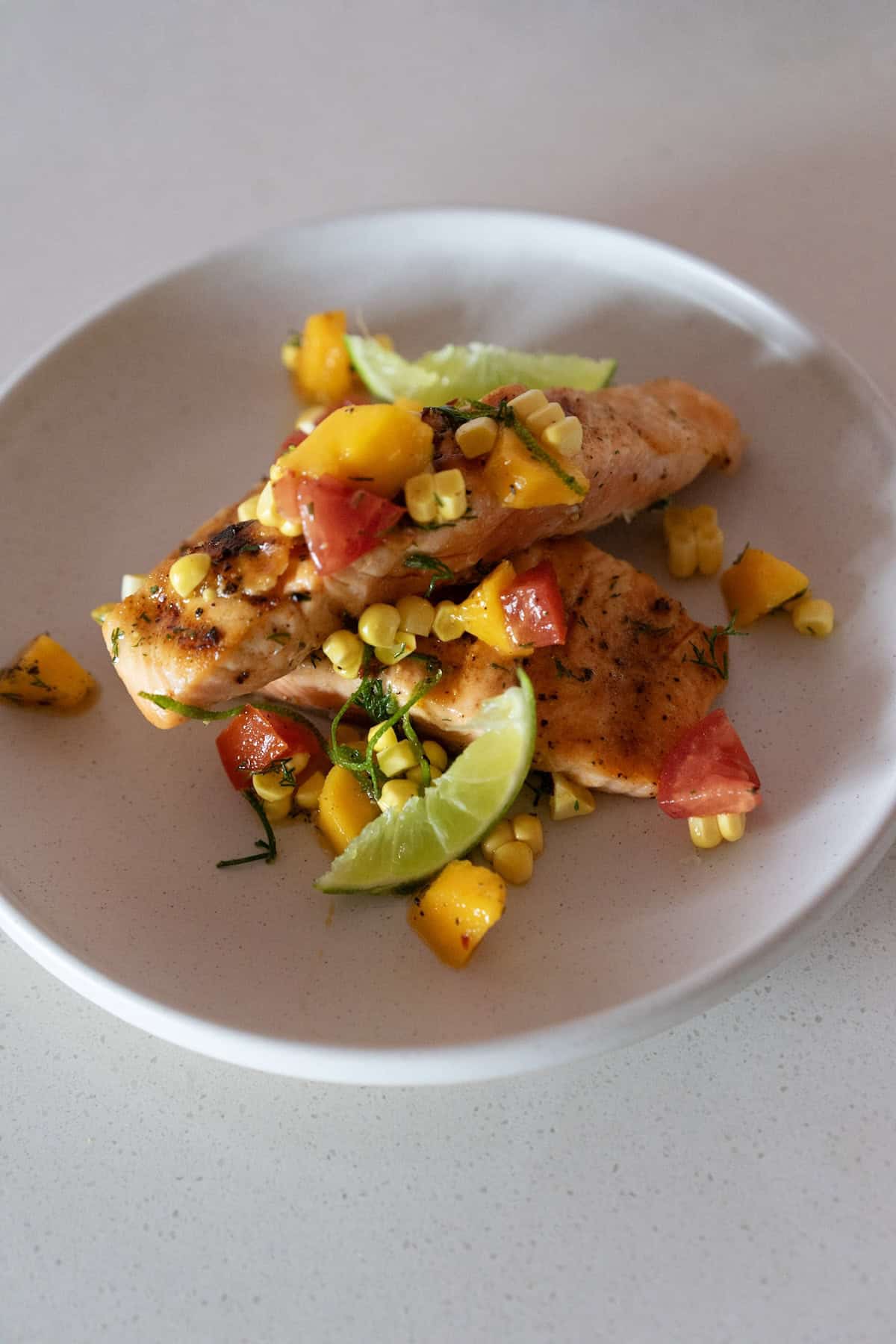 fish with mango salsa