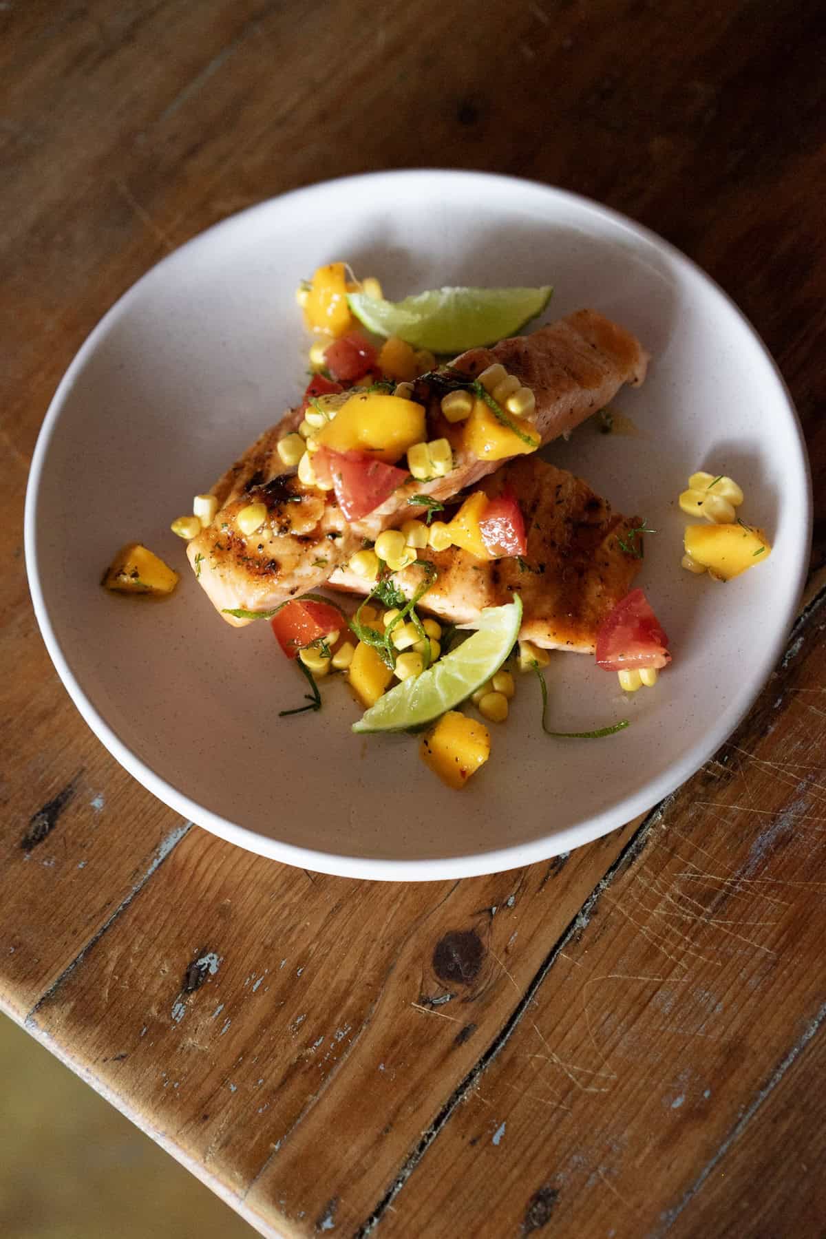 fish with mango salsa