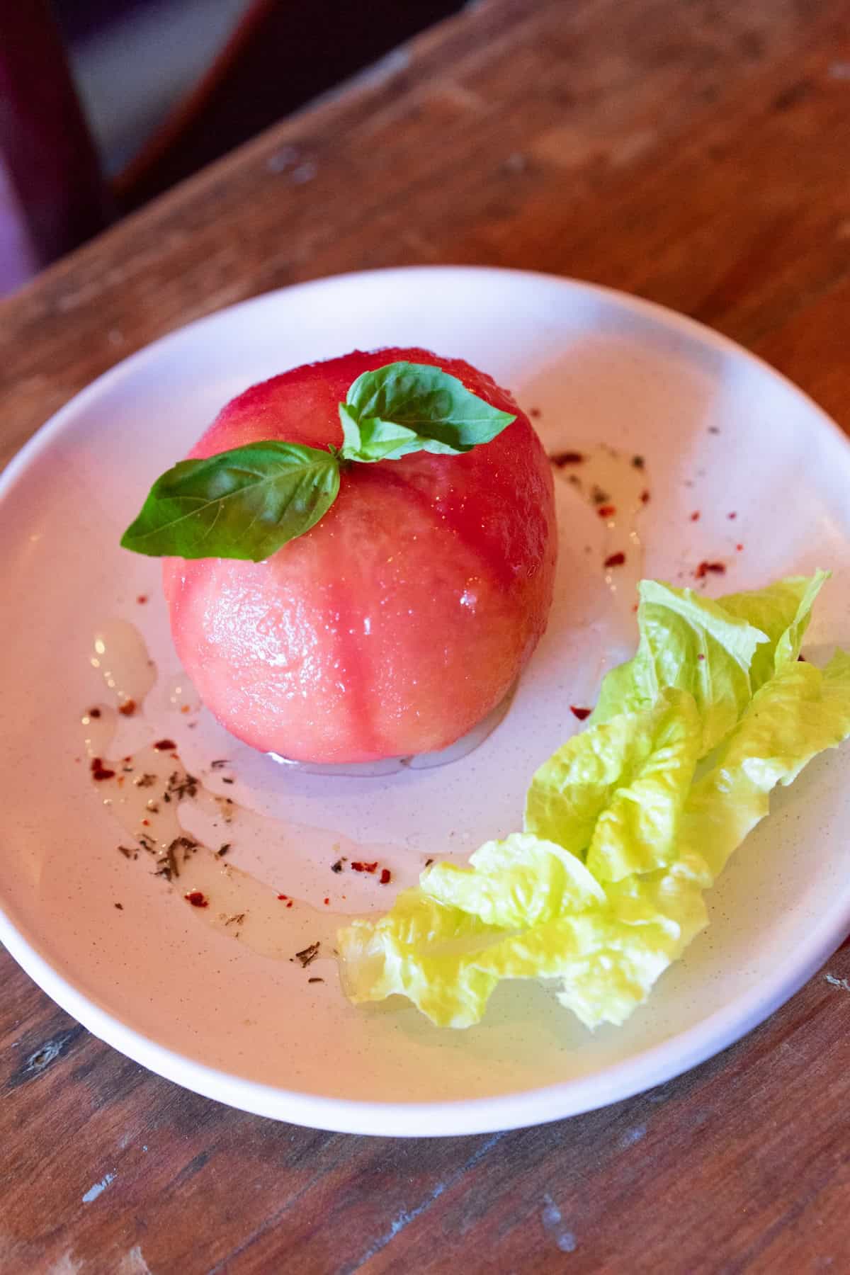 tuna stuffed tomato