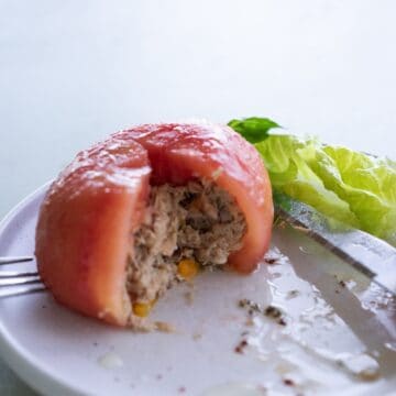 tuna stuffed tomato