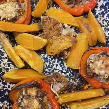 stuffed peppers with sweet potatoes