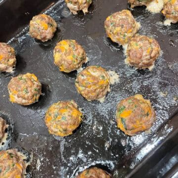 meatballs with veggies